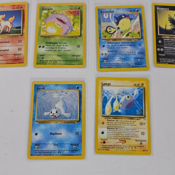 Vintage Germany Pokémon Trading Cards Lot Assorted - Picture 4 of 8